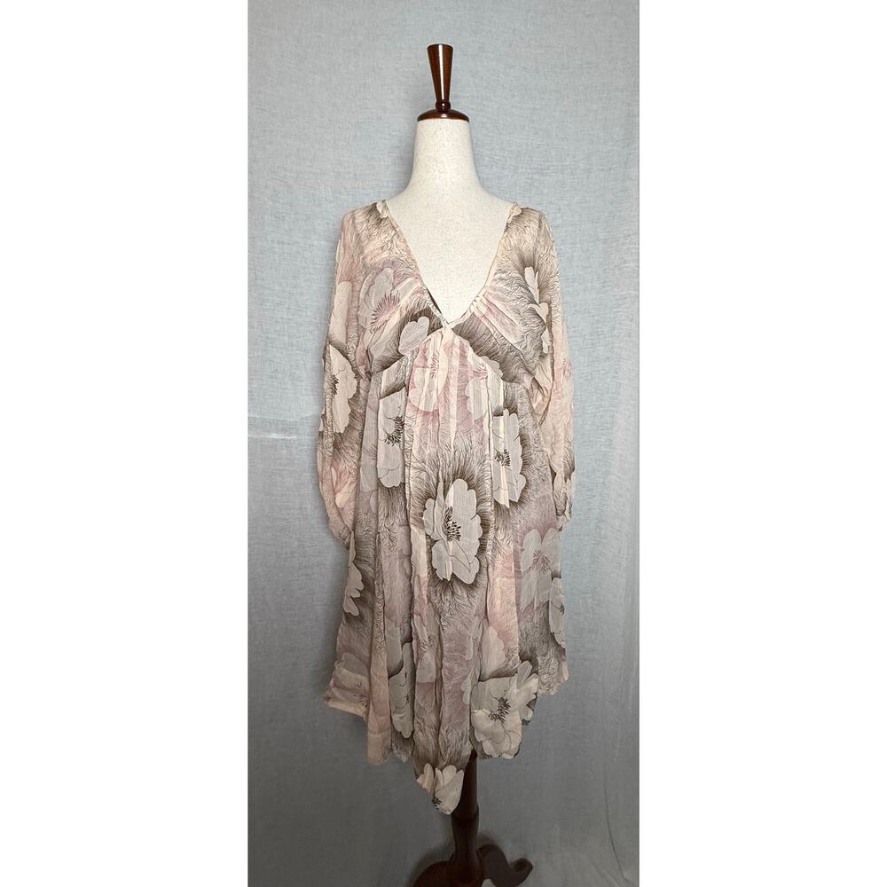 VTG Plenty by Tracy Reese Anthropologie Silk Empire Waist Floral Dress
Med
